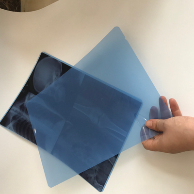 Película azul del ANIMAL DOMÉSTICO del chorro de tinta, película médica impermeable de la hoja azul de la radiografía del ANIMAL DOMÉSTICO A4 para la impresión digital