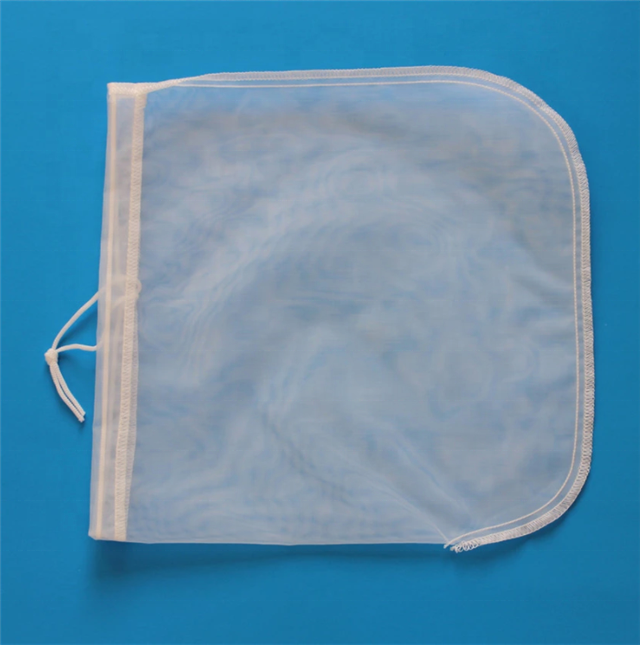 Bolsas de filtro con cordón de nailon para leche de nueces de 200 micrones 12x12 "FDA