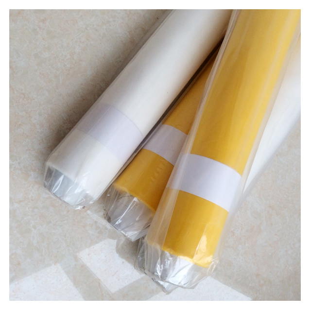 enyang precios más baratos malla de impresión de poliéster 43t 62t 120t color blanco o amarillo
