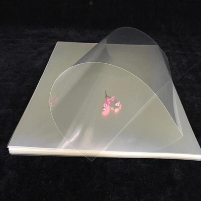 Película PET transparente para inyección de tinta A3-Eco-solvente